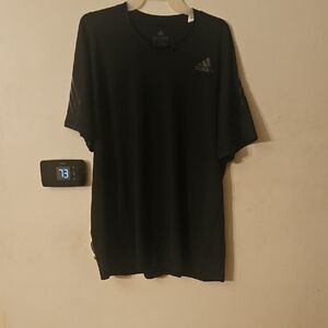 Adidas Black Short Sleeve Tee Casual Fit
